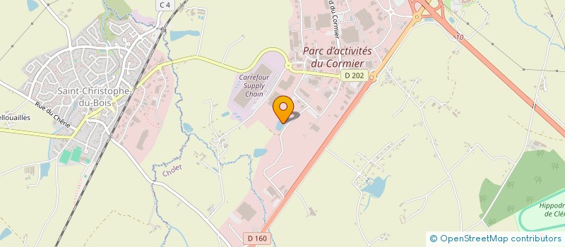localisation de l'entreprise SCI OMEGA à CHOLET