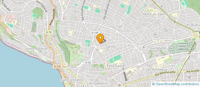 localisation de l'entreprise SCI OMEGA à LE HAVRE