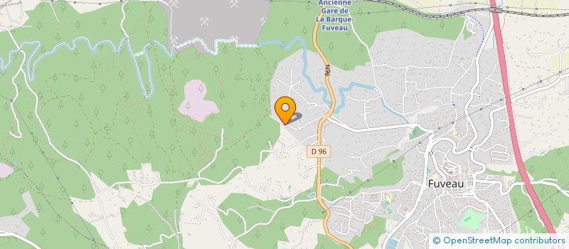 localisation de l'entreprise SCI OMEGA  FUVEAU