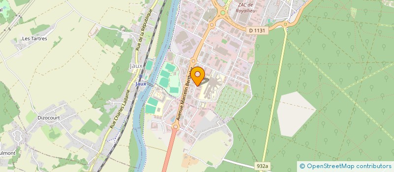 localisation de l'entreprise SCI OMEGA IMMOBILIER  AMIENS