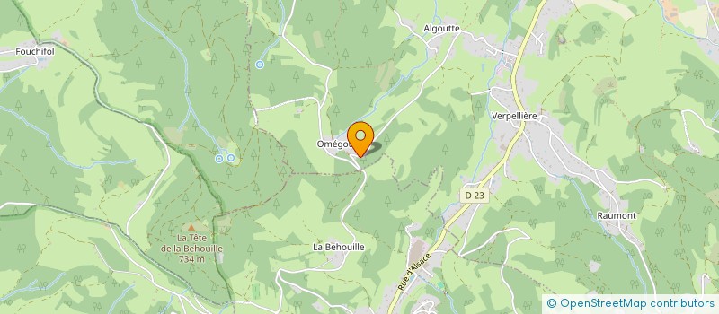 localisation de l'entreprise SCI OMEGOUTTE  BAN-DE-LAVELINE