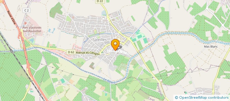 localisation de l'entreprise SCI OMEO  SALEILLES