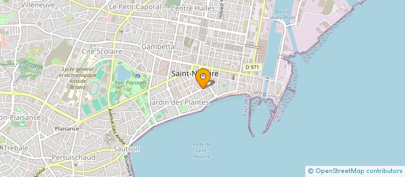 localisation de l'entreprise SCI OMER  SAINT-NAZAIRE