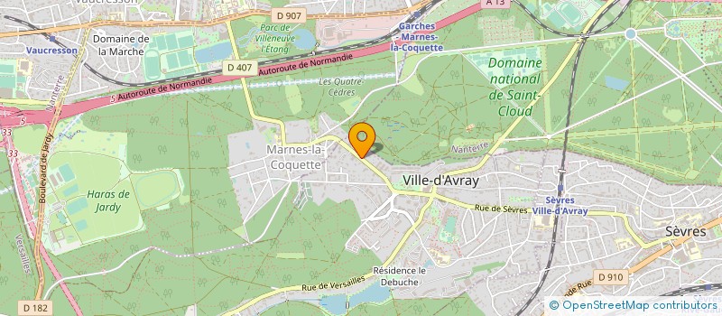 localisation de l'entreprise SCI OMER DECUGIS  VILLE-D'AVRAY