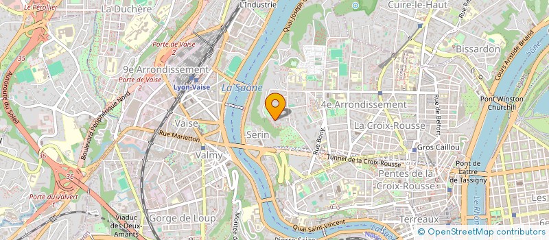 localisation de l'entreprise SCI OMETIS  LYON 4EME