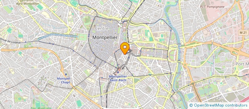 localisation de l'entreprise SCI OMETOFI à MONTPELLIER