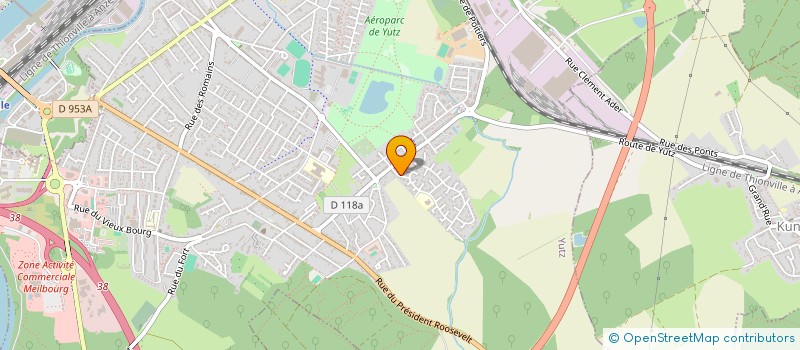 localisation de l'entreprise SCI OMETTO PERE ET FILS  YUTZ