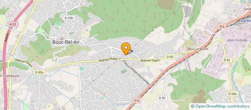 localisation de l'entreprise SCI OMG à BOUC-BEL-AIR