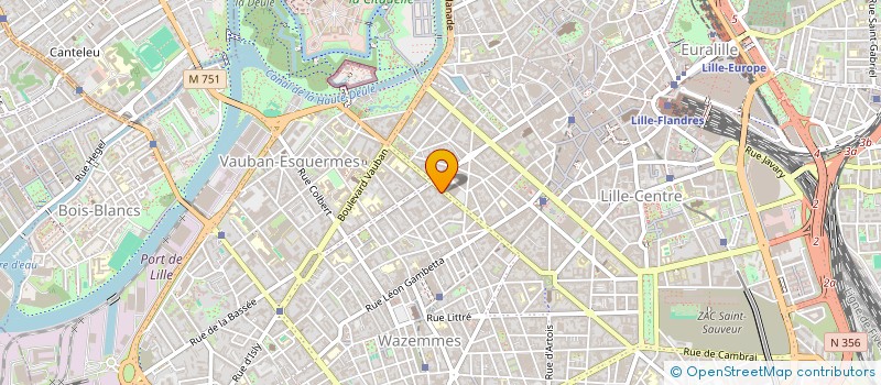 localisation de l'entreprise SCI OMG PATRIMOINE  LILLE