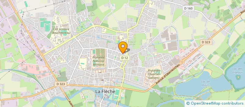 localisation de l'entreprise SCI OMICRON  LA FLECHE