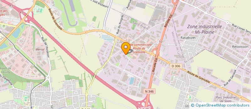 localisation de l'entreprise SCI OMNI  SAINT-PRIEST