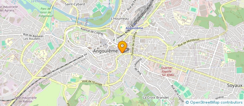 localisation de l'entreprise SCI OMNIDOC à ANGOULEME