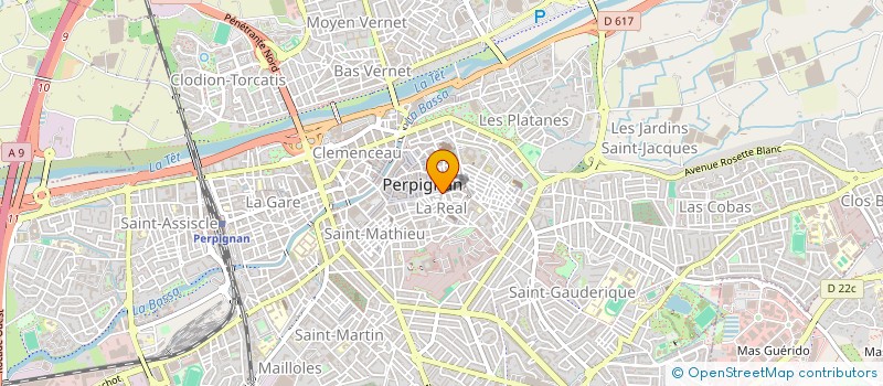 localisation de l'entreprise SCI OMNIUM IMMO  PERPIGNAN