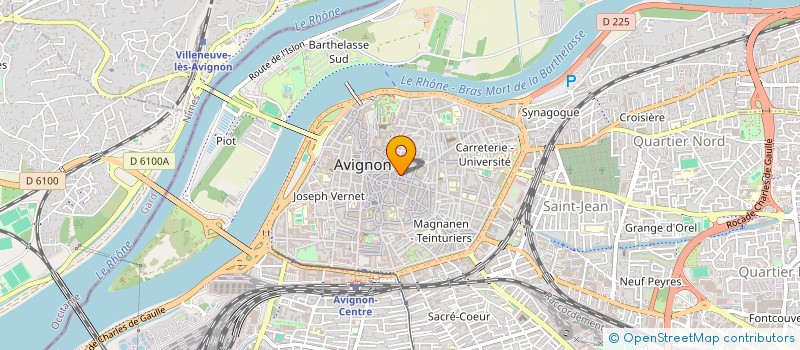 localisation de l'entreprise SCI OMNIVIDEO 84  AVIGNON