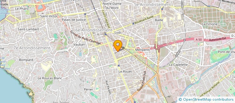 localisation de l'entreprise SCI OMO à MARSEILLE