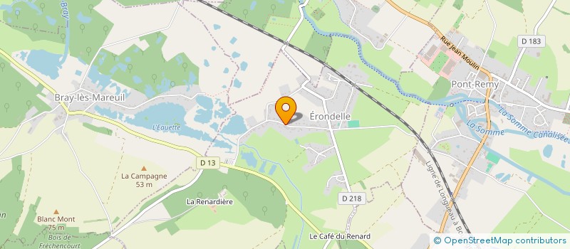 localisation de l'entreprise SCI OMOA  ERONDELLE