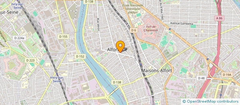 localisation de l'entreprise SCI OMOVAL à ALFORTVILLE