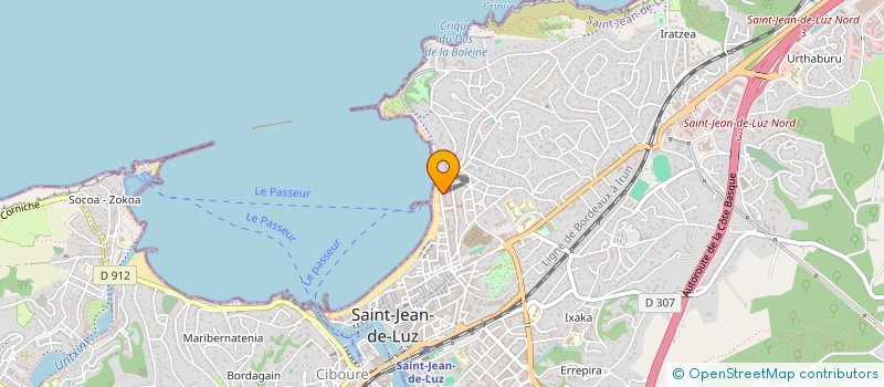 localisation de l'entreprise SCI OMR  SAINT-JEAN-DE-LUZ