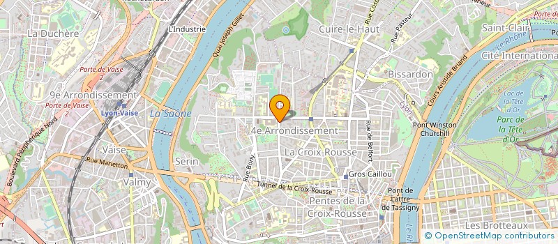 localisation de l'entreprise SCI OMRA  LYON