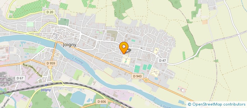 localisation de l'entreprise SCI OMRANI à JOIGNY