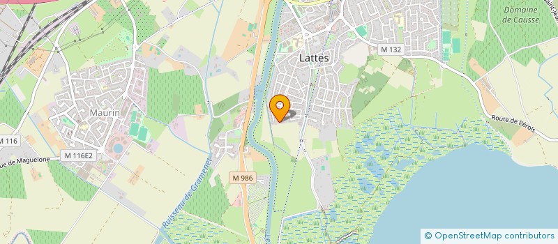 localisation de l'entreprise SCI OMSN à LATTES