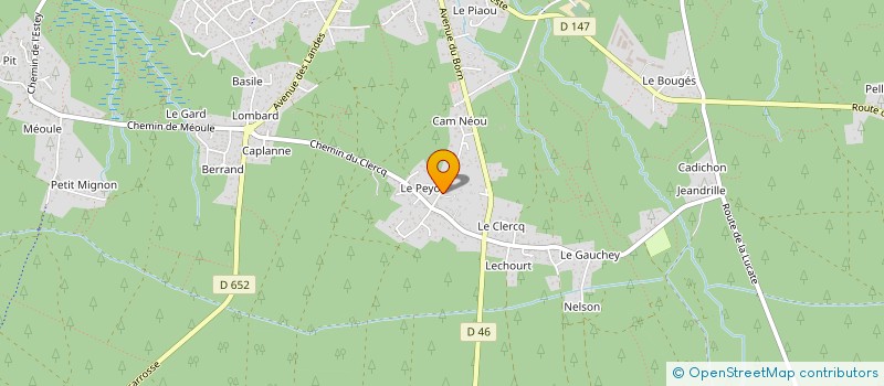 localisation de l'entreprise SCI OMT  SANGUINET