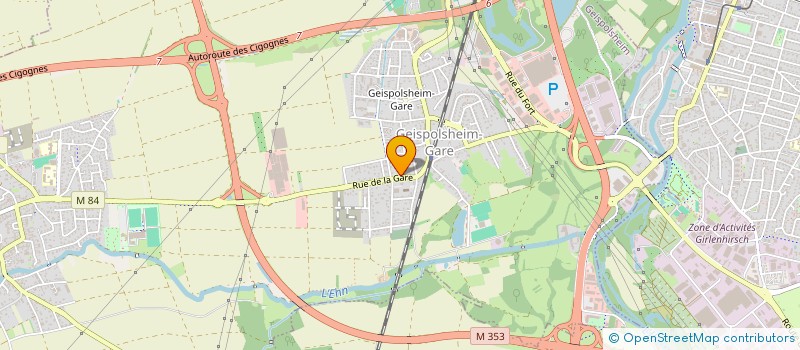 localisation de l'entreprise SCI ON A REUSSI  GEISPOLSHEIM