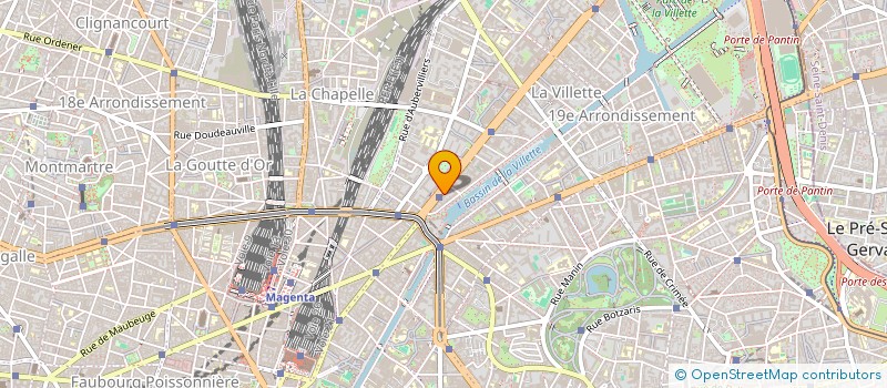 localisation de l'entreprise SCI ON THE ROAD  PARIS