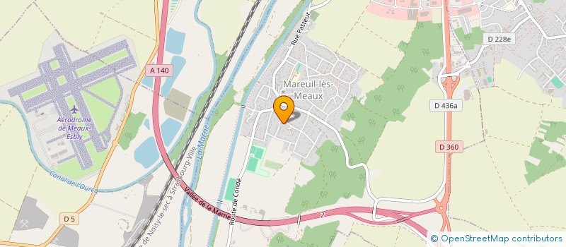 localisation de l'entreprise SCI ON THE ROAD  MAREUIL-LES-MEAUX
