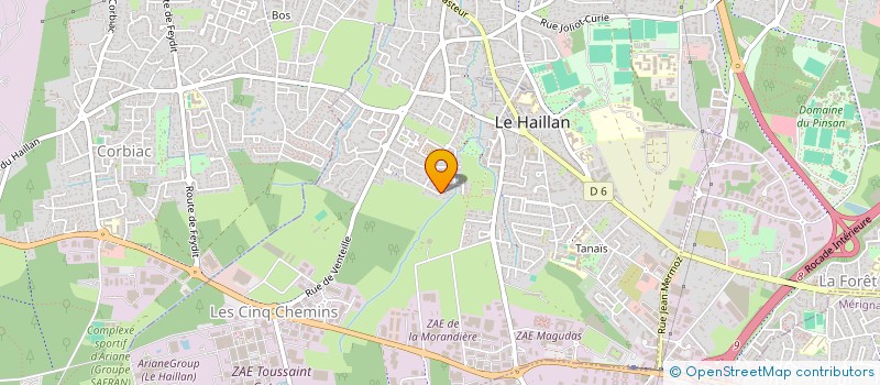 localisation de l'entreprise SCI ON VERRA  LE HAILLAN