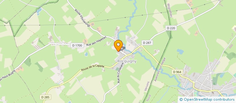 localisation de l'entreprise SCI ONACS  ROCQUIGNY