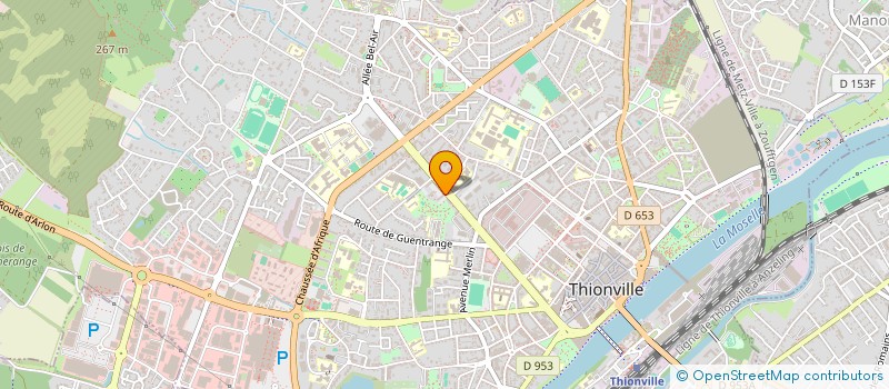 localisation de l'entreprise SCI ONASCH à THIONVILLE