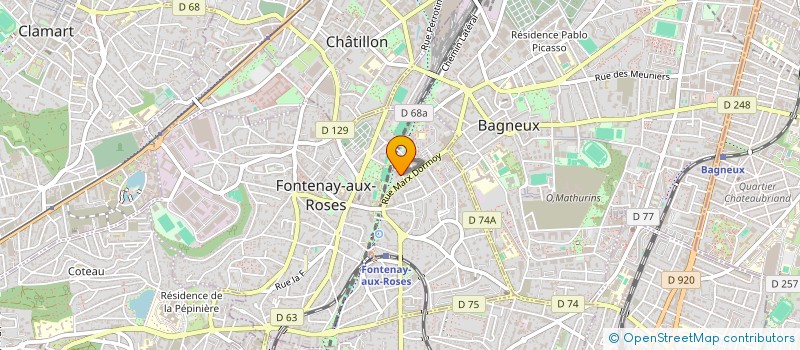 localisation de l'entreprise SCI ONDARROA à FONTENAY-AUX-ROSES