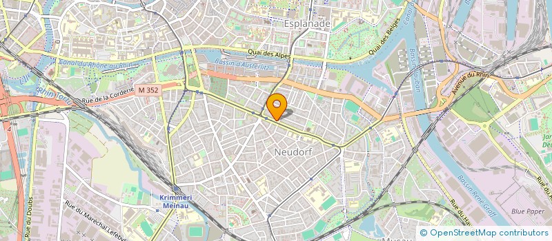 localisation de l'entreprise SCI ONDEA  STRASBOURG