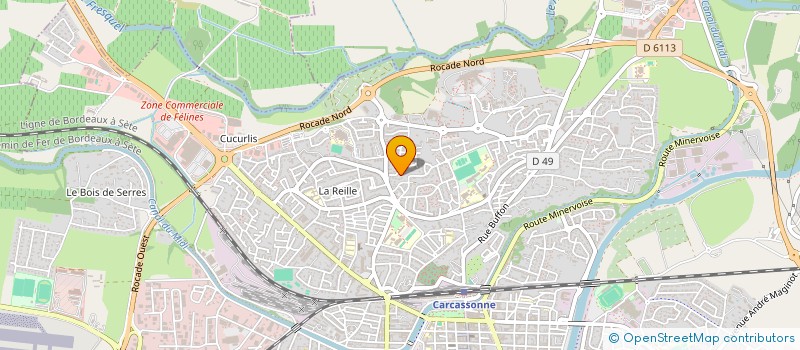 localisation de l'entreprise SCI ONDELLA à CARCASSONNE
