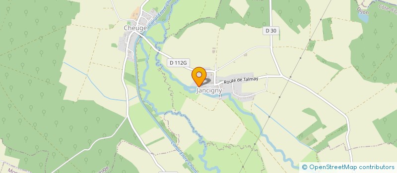 localisation de l'entreprise SCI ONDINE 21  JANCIGNY