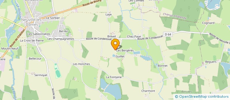 localisation de l'entreprise SCI ONDINE  NEUVILLE-LES-DAMES