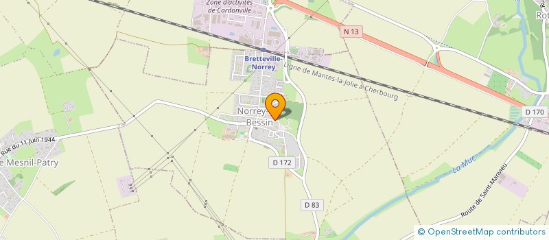 localisation de l'entreprise SCI ONDINE  ROTS