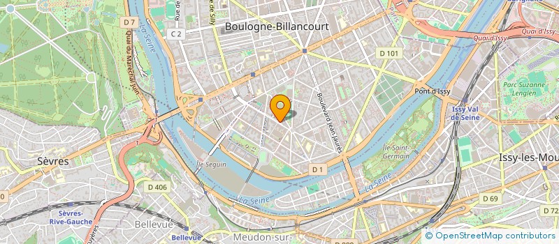 localisation de l'entreprise SCI ONDOBO à BOULOGNE-BILLANCOURT