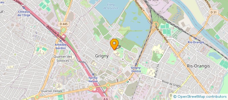 localisation de l'entreprise SCI ONDUGESTIMMO  GRIGNY