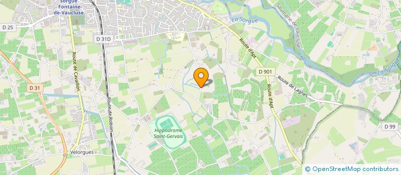 localisation de l'entreprise SCI ONE  L'ISLE-SUR-LA-SORGUE