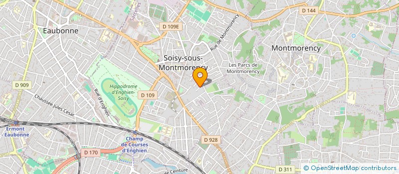 localisation de l'entreprise SCI ONE  SOISY-SOUS-MONTMORENCY