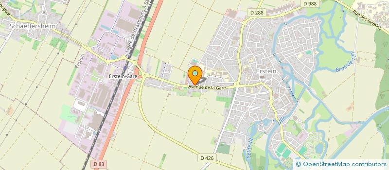 localisation de l'entreprise SCI ONE  ERSTEIN