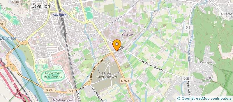 localisation de l'entreprise SCI ONE  CAVAILLON