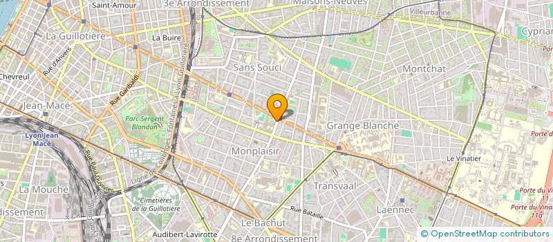 localisation de l'entreprise SCI ONE MORE TIME  LYON