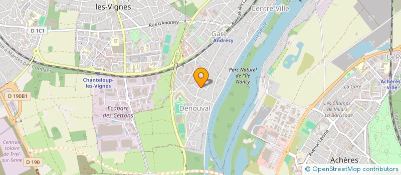 localisation de l'entreprise SCI ONE TREE IMMOBILIER  ANDRESY