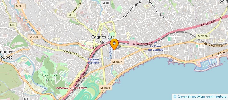 localisation de l'entreprise SCI ONEPE à CAGNES-SUR-MER