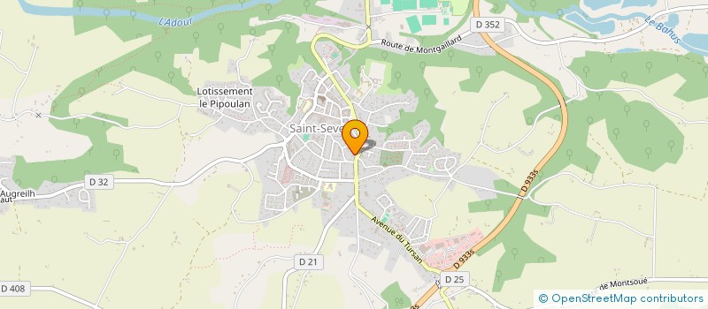 localisation de l'entreprise SCI ONERUPEE à SAINT-SEVER