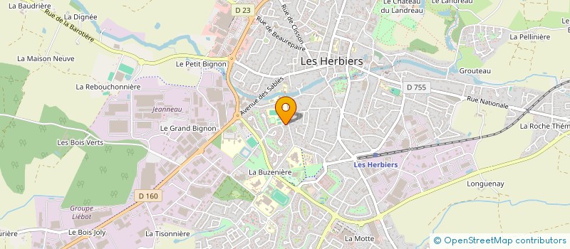 localisation de l'entreprise SCI ONESIME à LES HERBIERS