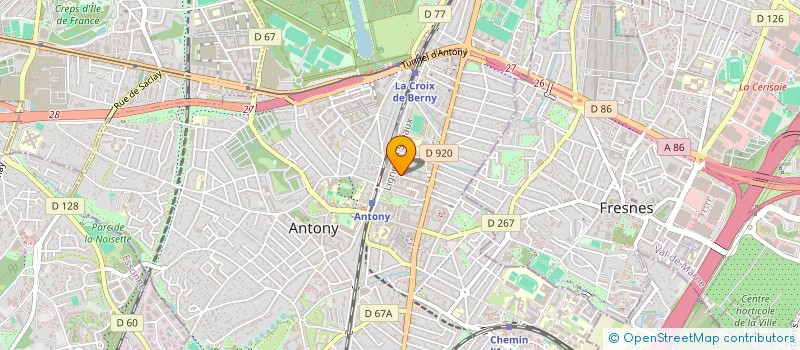 localisation de l'entreprise SCI ONG TAO à ANTONY